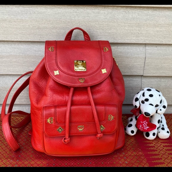MCM Handbags - MCM Red Small  Backpack